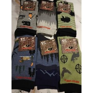 Mossy Oak Men's Socks One Size 6-12 New Gift Ideas Holiday Season Hunting 6pairs